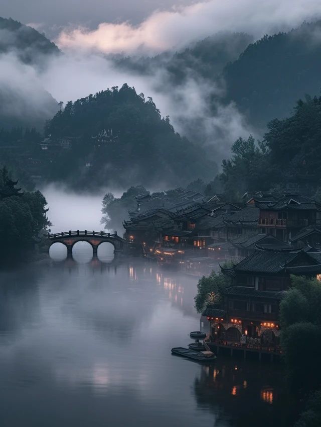 高鐵直達的千年水鄉：古韻十足的芙蓉鎮，如畫山水與仙俠風情的完美融合